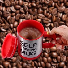 coffee cup 400Ml Automatic Electric Lazy Self Stirring Automatic Coffee Milk Mixing Self Stirring cup Stainless Steel 2024 - buy cheap