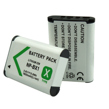 2Pcs NP-BX1 NP BX1 Battery Pack for SONY DSC RX1 RX100 RX100iii M3 RX1R WX300 HX300 HX400 HX50 HX60 GWP88 WX350 digital Camera 2024 - buy cheap