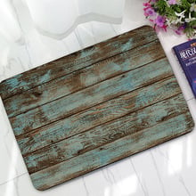 Alfombra de puerta de madera de estilo Retro, alfombrilla antideslizante para puerta de entrada, personalizada, para cocina, sala de estar, gran oferta 2024 - compra barato