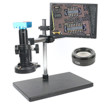 21MP HDMI 1080P 60FPS FHD Digital Industry Video Microscope Camera Set + 10.1" LCD 90X 180X C MOUNT Lens For Lab PCB Soldering 2024 - buy cheap