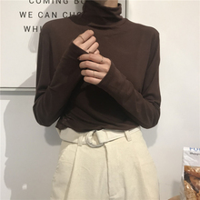 Tee Shirts For Women 2019 Korean Long Sleeve T-shirts High Quality Fall Winter Bottoming Tops Female Harajuku Turtleneck Tshirts 2024 - buy cheap