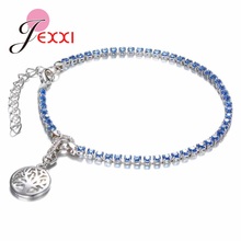 Wholesale 925 Sterling Silver Bracelet Wishing Tree Pattern  Bracelets & Bangles For Women Party Jewelry Multi-color 2024 - buy cheap