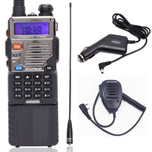 Walkie talkie baofeng-rádio bidirecional de alta potência, 8w, bateria 3800mah, alcance de 10km, banda dupla vhf/uhf, uv5re 2024 - compre barato