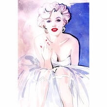 Marilyn Monroe 40x50 cm Retrato Na Parede Pintados À Mão Pintura A Óleo Digital Pintura Acrílica By Numbers Na Lona presente decoração para casa quadros de parede quadros quadro poster 2024 - compre barato