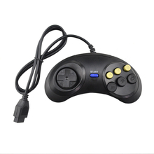 100pcs a lot wholesale Game Controller for SEGA Genesis 6 Button Gamepad for SEGA Mega Drive 2024 - buy cheap