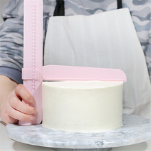 Скребок для торта, гладкие регулируемые шпатели для мастики для края торта, гладкий крем для украшения DIY, посуда, кухонный инструмент, для торта 2024 - купить недорого