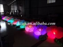 Hot Sale Lighted Inflatable Gate Flowers Chain/Inflatable Flower for Wedding Decoration 2024 - buy cheap