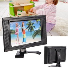 New LCD TV Doll Toy Structures Accessories For Baby toys Doll House Furniture 2024 - buy cheap