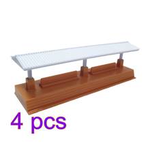 2/4pcs Kit 1:50-1:87 HO Scale Bus Stop Train Station Railway Platform Layout Model for DIY Architectural Sand Table Random Color 2024 - buy cheap