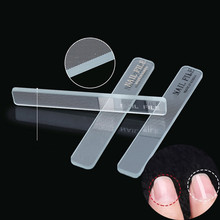 Lixar 3 Pçs/lote Transparente Nano 9cm Tamanho Profissional Manicure Arquivos Lixa De Unhas de Vidro 2024 - compre barato