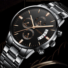 Для мужчин часы 2020 Элитный бренд в продажу люминисцентные фары для украшения кварцевые мужские часы Мужские часы Дата водонепроницаемые часы с календарем Для мужчин наручные часы 2024 - купить недорого