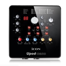 New Hot ICON upod nano USB Sound card Plug and play 2 mic-In/1 guitar-In , 2-Out USB Recording Interface + 48V phantom power 2024 - buy cheap