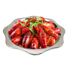 30pcs Stainless Steel Octagonal Dinner Plate Cray Lobster Dish Tray Food Container Outdoor Camping Picnic Tableware 2024 - buy cheap