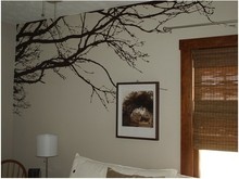 Wall Sticker Black Tree Branch Living Removable Vinyl DIY Room Decals 2024 - buy cheap