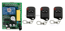 Vendas quentes ac220v 10a 2ch 315mhz/433mhz sem fio rf interruptor de controle remoto teleswitch 3 * cat eye transmissor + 1 * receptor