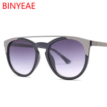 Elegant Sunglasses Woman Fashion  Brand Luxury Designer Sun Glasses Metal Double Bridge Cat Eye Sunglasses lunette de soleil 2024 - buy cheap