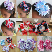 30 BLESSING Good Girl Boutique Modern Style Dance 4.5" Hair Bow Clip 128 No 2024 - buy cheap