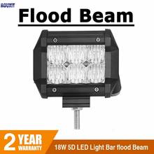 4'' 18W LED Light Bar 5d Driving Worklight  lamp Floodlight For SUV ATV 4X4 Driving For Offroad Car Motorcycle Fog Lamp 2024 - buy cheap