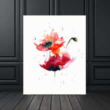 Watercolor Canvas Painting Lotus Oil Painting Printed on Canvas Impression Wall Art Picture Poster for Living Room and bedroom 2024 - buy cheap