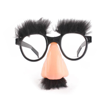 Novelty toy Big Nose Funny Glasses Toys Party Bar Funny Gags Jokes Accessory Prop Halloween Tricky Decor Kids Festival Gift 2024 - buy cheap