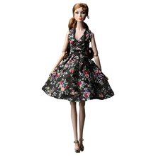 Nk vestido de boneca lindo artesanal, roupa de festa para barbie nobre, presente das meninas 003f 2024 - compre barato