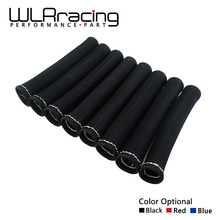 WLR- 8 unids/lote Universal de fibra de vidrio bujía de calor Protector de manga de combustible A/C cable de línea de aceite 6 "negro, rojo, azul WLR-SPH11 2024 - compra barato