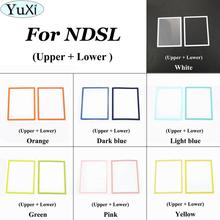 YuXi 3Set For NDSL Upper LCD Screen Len Cover Plastic Cover replacement for DS Lite Game Console 7color 2024 - buy cheap