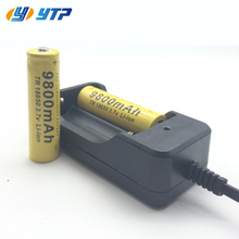 18650 battery 2pcs/4pcs 3.7V 9800mAh rechargeable li-ion battery + one 2slots or 4slots charger for Led flashlight torh 2024 - buy cheap