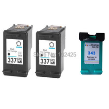 Einkshop Brand 337 343 Replacement Ink Cartridge For HP Photosmart 2570 2575 C4180 C4190 D5160 Deskjet 5940 6940 D4160printer 2024 - buy cheap