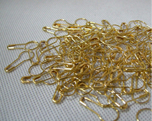 500pcs 2.2cm/22mm Colored Small Gold Gourd-shaped Hijab Stainless Steel Safety Pins Pins Needles Free Shipping 2024 - buy cheap
