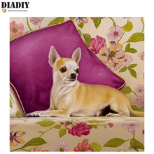 DIADIY 5D DIY diamond embroidery Chihuahua Dog Animal diamond painting Cross Stitch full square Rhinestone mosaic home decor Art 2024 - buy cheap