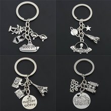 1pc Camp Rocks Words Keychains Beach Jewelry Earth Charms No Matter Where Keyring For Travel Gift 2024 - buy cheap