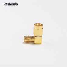 1pc  SMA Male switch SMA female jack right angle RF Coax Adapter convertor RA goldplated NEW wholesale 2024 - buy cheap