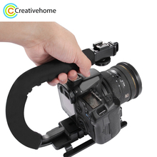 Переносной Ручной Стабилизатор кронштейна PULUZ U/C для всех SLR-камер и домашних DV-камер 2024 - купить недорого
