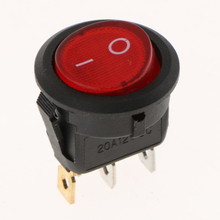 Interruptor de tipo redondo, pulsador momentáneo de encendido/apagado, Mini interruptor basculante de barco 2024 - compra barato