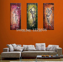 Hand Painted Abstract Oil Paintings On Canvas Hang Picture For Living Room Wall Decor Acrylic Paintings Golf 2024 - buy cheap