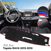 Cubierta de tablero de instrumentos para Toyota RAV4, alfombrilla antideslizante para evitar la luz del coche, para modelos 2013, 2014, 2015, 2016, 2017 y 2018 2024 - compra barato