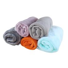 Полотенце из микрофибры товары для питомцев быстросохнущее одеяло для груминга одеяло для собак и кошек очень мягкое теплое бархатное одеяло для собак кораллового цвета 2024 - купить недорого