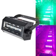 Estroboscópio profissional de discoteca, equipamento musical para palco, luz branca, led 100w dmx 512 rgb, iluminação dj 2024 - compre barato