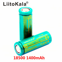 LiitoKala-batería de litio recargable, Lii-14A, 18500, 1400mAh, 3,7 V, linterna de luz fuerte, batería de litio especial antiluz 2024 - compra barato