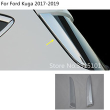 Car Body Styling Chrome ABS Rear Tail Spoiler Side Molding WINDOW Bezel Trim 2pcs For Ford Kuga Escape 2017 2018 2019 2020 2024 - buy cheap