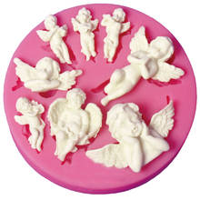 1Pc Angel Baby Silicone Cake Mold Chocolate Fondant Molds DIY Candy Cupcake Mould Cake Decorating Tools Bakeware Tool 2024 - buy cheap
