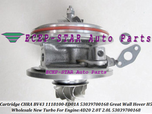 Free Ship Turbo Cartridge CHRA BV43 168 1118100-ED01A 53039880168 53039700168 Turbocharger For Great Wall GW Hover H5 4D20 2.0L 2024 - buy cheap