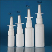 Spray nasal branco de 10ml,20ml,30ml,50ml, spray oral médico de plástico, garrafa atomizadora recarregável vazia 2024 - compre barato