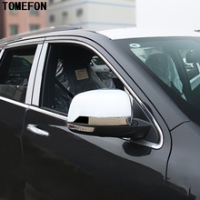 TOMEFON для Jeep Grand Cherokee 2014 2015 2016 2017 экстерьер Стайлинг ABS Хром Боковая дверь Задние Зеркала зеркало заднего вида чехлы 2024 - купить недорого
