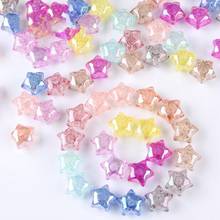 20PC/Pack 16MM Color Transparent Star Crack Bead DIY Sewing Garment Accessories Acrylic Paint Beads Material Kid Craft Supplies 2024 - buy cheap