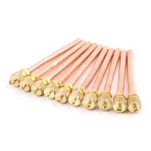 10pcs Air Conditioner Refrigeration Access Valves 6mm OD Copper Tube Filling Parts 2024 - buy cheap