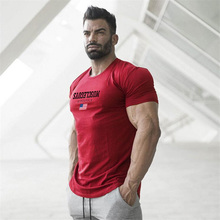 Muscleguys Liftstyle Summer Fashion Men's T Shirt Short Sleeve Fitness Mens Gyms Clothing Slim Fit Tshirt Hip-Hop Top Tees 2024 - buy cheap
