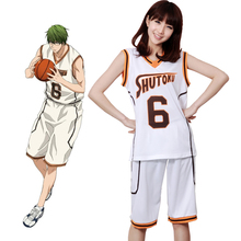 Kuroko no Basuke Cosplay Costume Sportswear Uniform The Basketball Which Kuroko Plays jersey, for unisex, Midorima shintaro, Shintaro takao, Shutoku Midorima 2024 - buy cheap