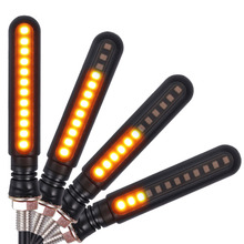 Intermitentes para motocicleta, luces LED E4 Mark, intermitente de agua corriente, indicador trasero, intermitente DRL, para Honda, 2 uds. 2024 - compra barato